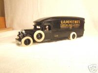 ARCADE TYPE CAST IRON HUBLEY WHITE MOVING VAN TRUCK